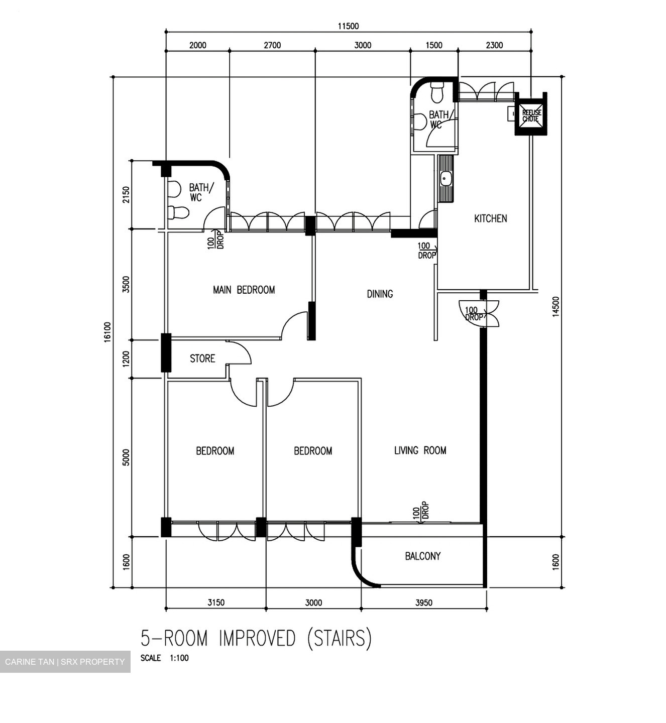 Blk 310 Hougang Avenue 5 (Hougang), HDB 5 Rooms #542971401